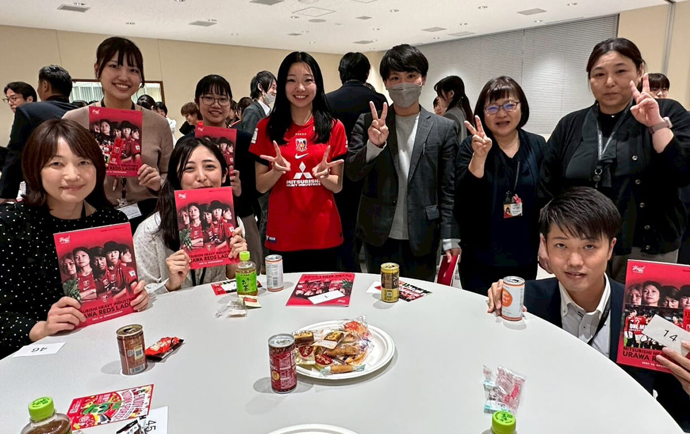 三菱重工浦和レッズレディース選手との交流会